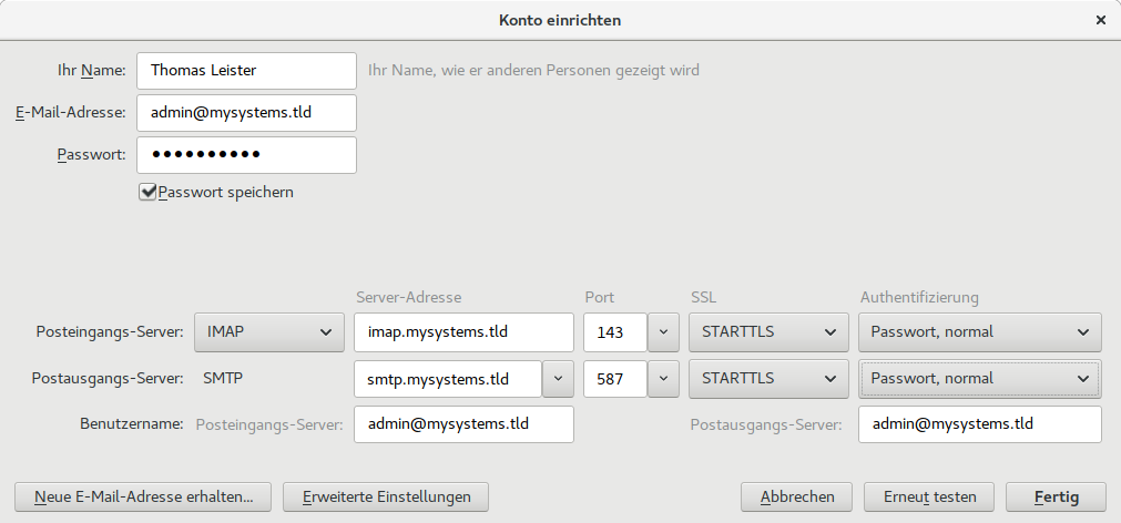 Postfix Mail Relay Configuration