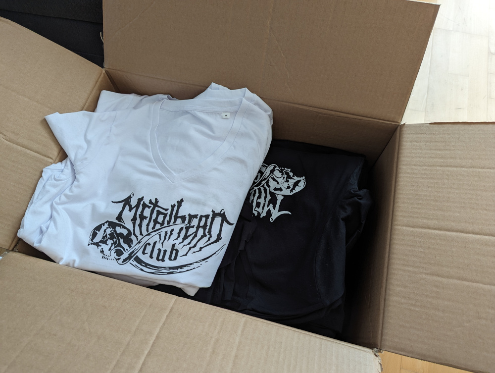 T-Shirts in a box